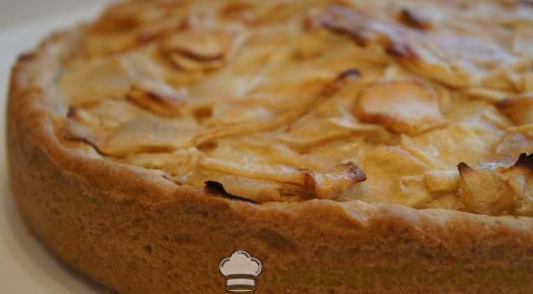 Receita da torta de maçã do Tsvetaeva com vídeo, cozinheiro - torta simples - delicioso