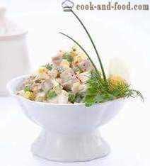 Salada: clássicos ingredientes receita, história, composição, Olivier, cozinha, salada.
