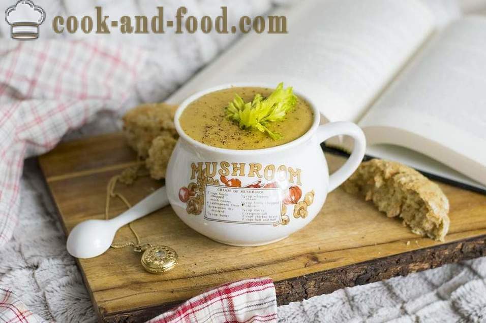 Branca sopa de cogumelo: duas receitas de pratos deliciosos