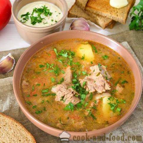 Receita de sopa de Kharcho em casa