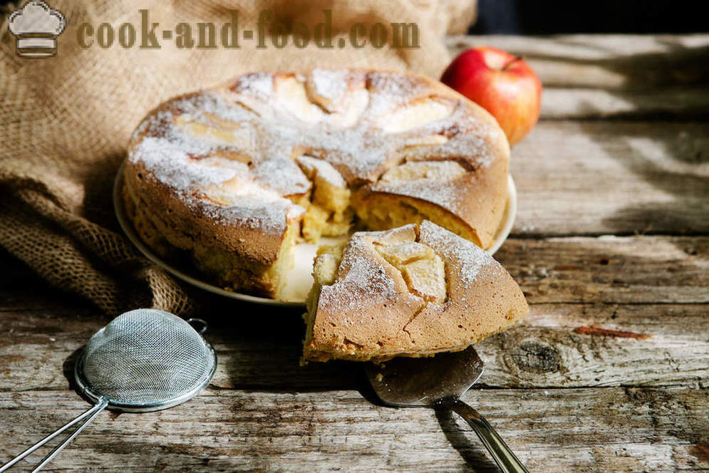 Receitas para microondas: torta de maçã