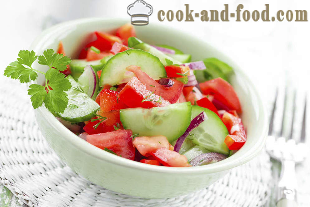Saladas saudáveis ​​de pepino