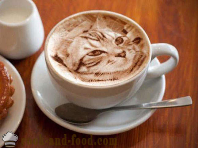 Desenhos sobre Coffee: pintura arte latte