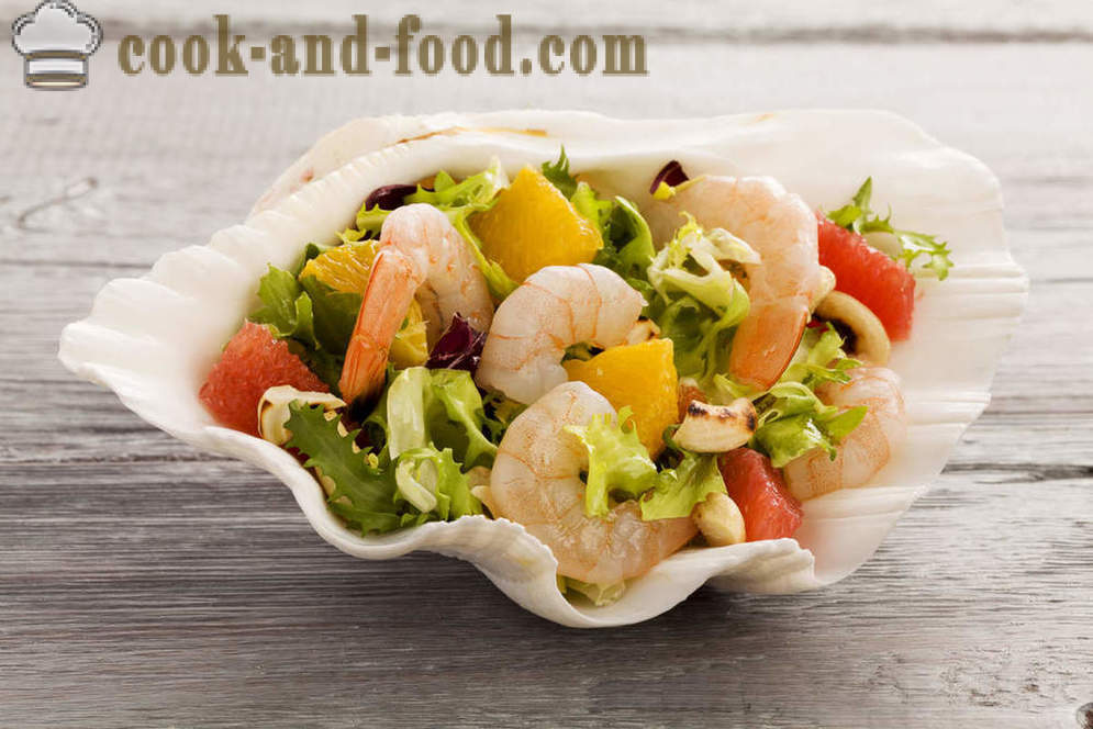 Receita: Vitamina salada com legumes, camarão e frutos do mar